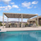 PURPLE LEAF Louvered Pergola Modern Champagne Pergola with Adjustable Roof for Deck Backyard Garden