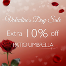 PURPLE LEAF SUNBRELLA Solar Cantilever Umbrella with Lights for Outdoor Patio