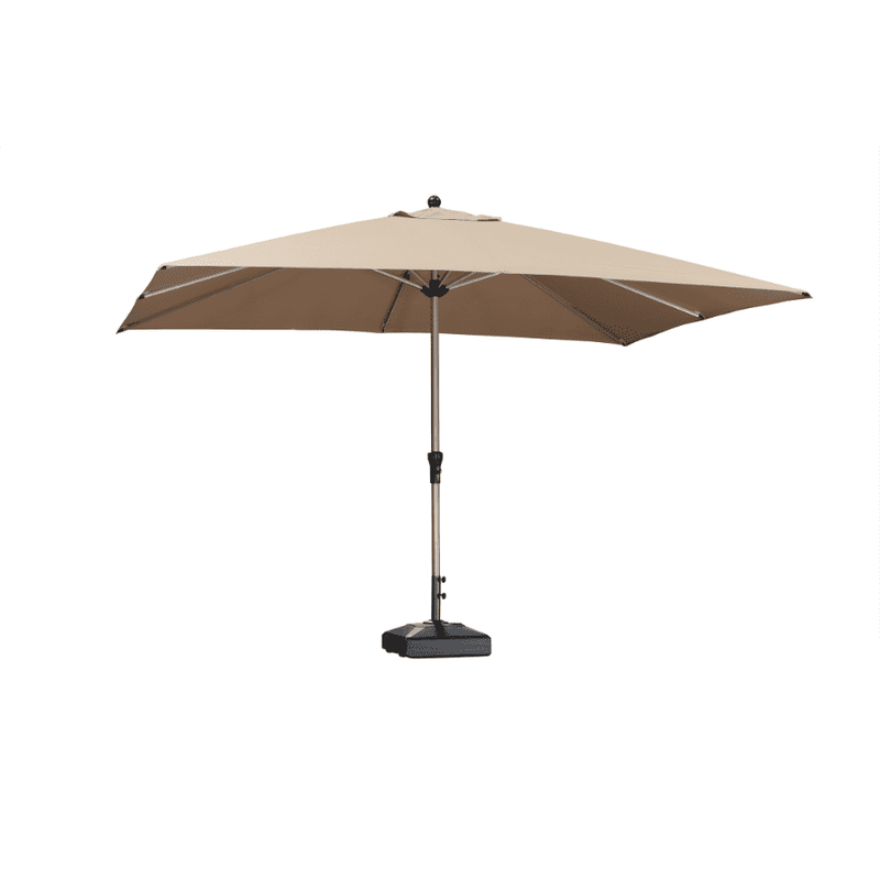 PURPLE LEAF Deluxe Aluminum Market Umbrella, Outdoor Table Umbrella for Patio, Porch