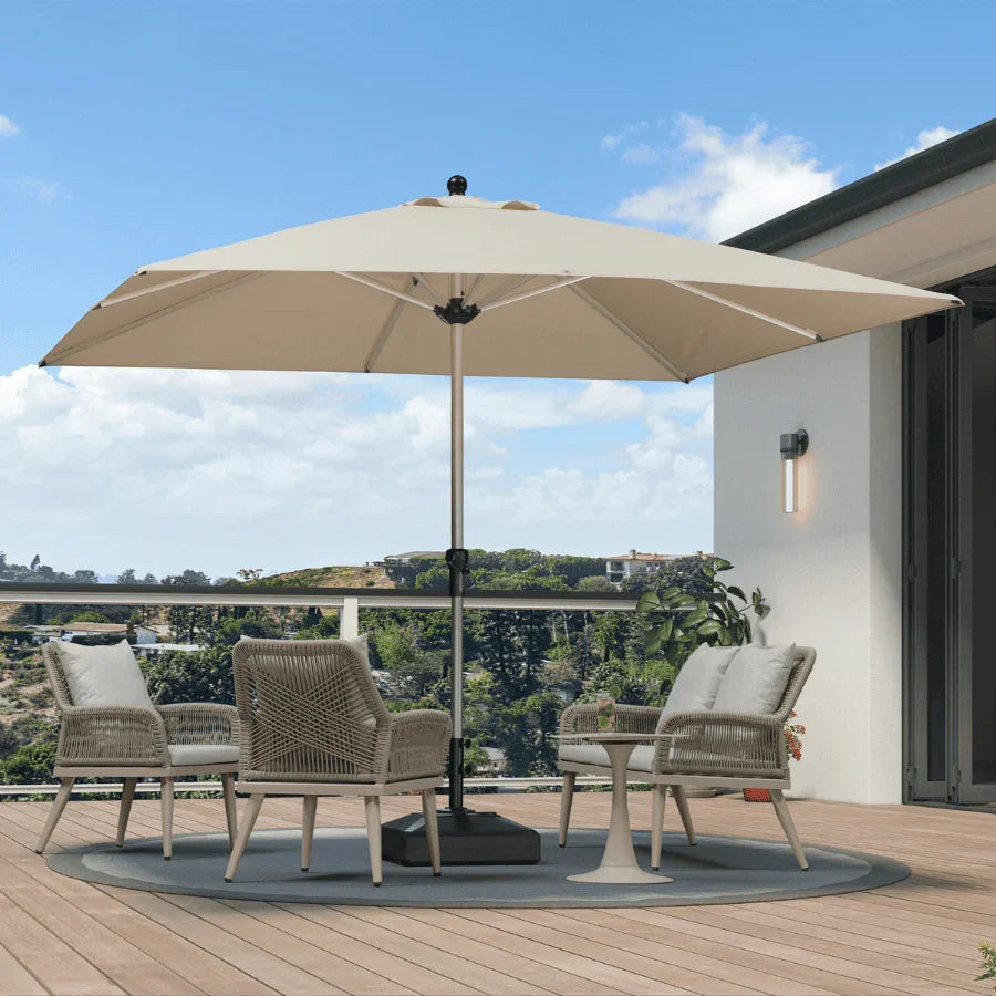 Deluxe Aluminum Patio Market Umbrella