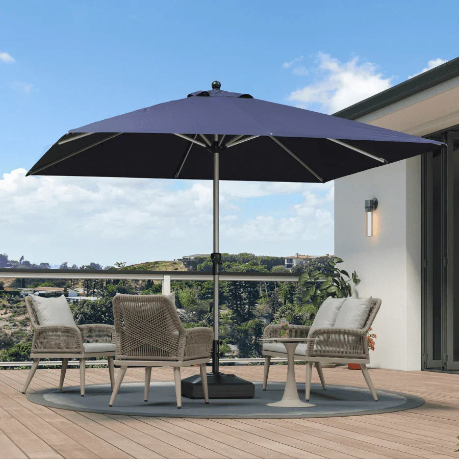 Deluxe Aluminum Patio Market Umbrella