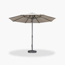 PURPLE LEAF Patio Market Table Umbrella with Semi-Automatic Opening Function