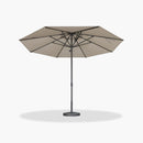 PURPLE LEAF Patio Market Table Umbrella with Semi-Automatic Opening Function