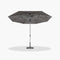 PURPLE LEAF Patio Market Table Umbrella with Semi-Automatic Opening Function