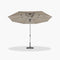 PURPLE LEAF Patio Market Table Umbrella with Semi-Automatic Opening Function