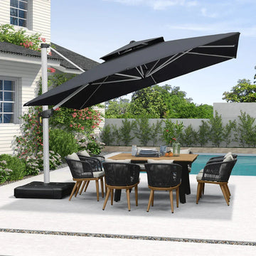 big square patio umbrella Large Cantilever Options:$135 SFT12R 6500K Shoei GT-Air II Notch Phantom 4 Its robust construction provides