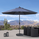 Clearance-PURPLE LEAF OPEN BOX Aluminum Outdoor Market Umbrella Patio Table Umbrella For Pool