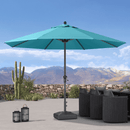 Clearance-PURPLE LEAF OPEN BOX Aluminum Outdoor Market Umbrella Patio Table Umbrella For Pool