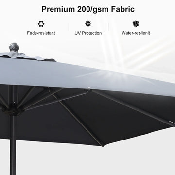 Heavy-Duty Aluminum Patio Table Umbrella Heavy-Duty Aluminum Patio Table Umbrella