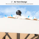 PURPLE LEAF Aluminum Patio Table Umbrella Heavy Duty Market Umbrella with Base