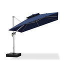 Clearance - PURPLE LEAF OPEN BOX Premium Patio Umbrella Classic SUNBRELLA Cantilever Umbrellas