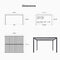 PURPLE LEAF Louvered Pergola Modern Grey Pergola with White Roof for Deck Backyard Garden
