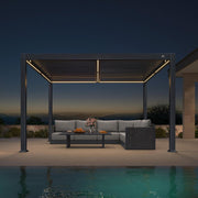 Double Top LED Round Umbrella