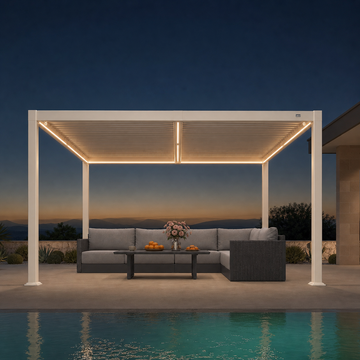 NEW【春秋】セイバークロス SAVER CROSS 3mm×2mmフルジァージ PURPLE LEAF Caesar LED Louvered Pergola with Integrated Solar Strip Li