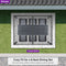 PURPLE LEAF Outdoor Louvered Pergola Patio Sun Shade Shelter with Adjustable Hardtop Patio Pergola Grey