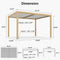 PURPLE LEAF Louvered Pergola Outdoor Wood Grain Aluminum Pergola with Adjustable Roof Patio Rainproof Hardtop Gazebo With Milky Lights