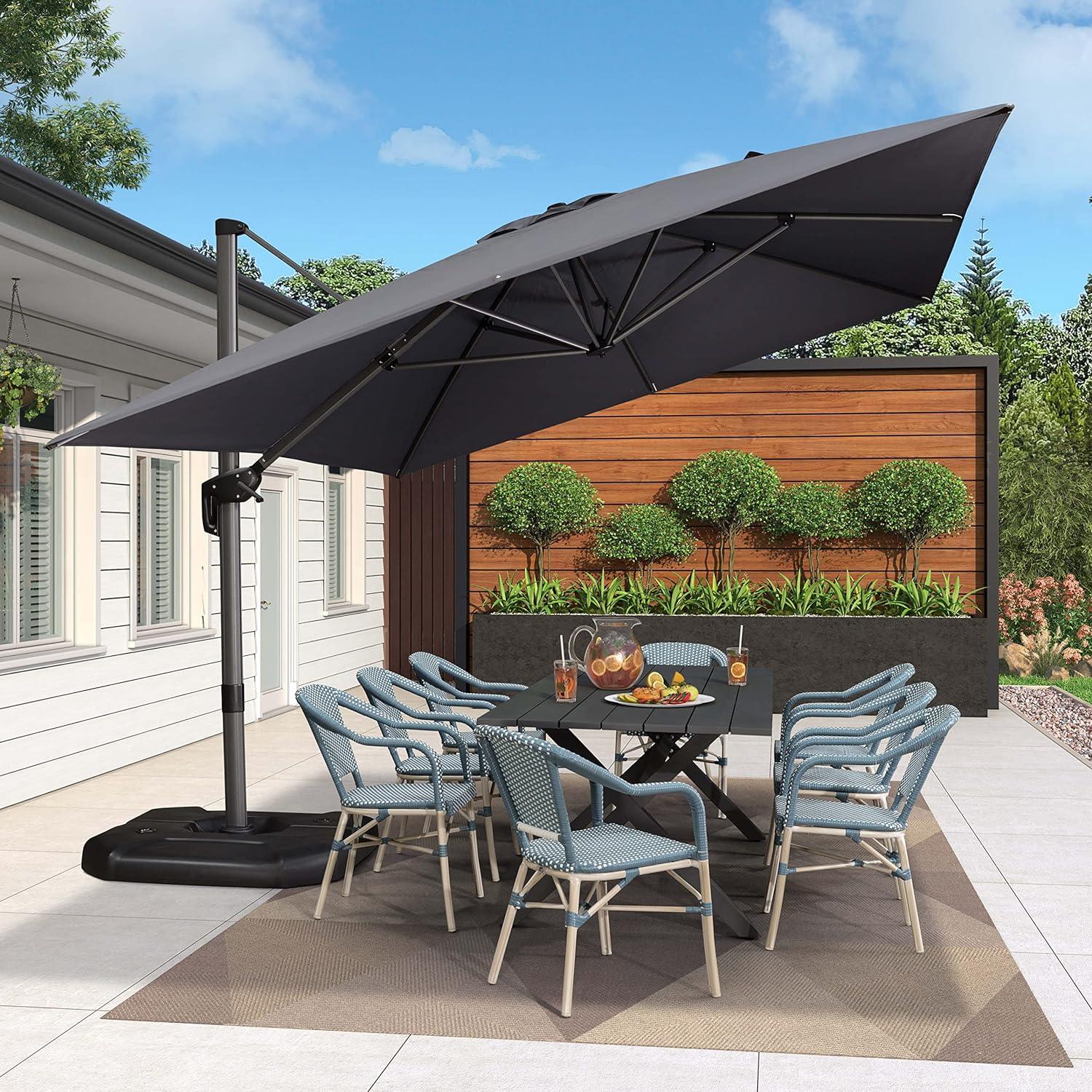 Open Box | Affordable Outdoor Cantilever Umbrella