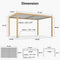 PURPLE LEAF Louvered Pergola Outdoor Wood Grain Aluminum Pergola with Adjustable Roof Patio Rainproof Hardtop Gazebo With Milky Lights