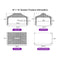 PURPLE LEAF Hardtop Gazebo for Patio Wood Grain Galvanized Steel Frame Awning with String Lights-clear