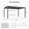 PURPLE LEAF Outdoor Louvered Pergola Patio Sun Shade Shelter with Adjustable Hardtop Patio Pergola Grey