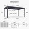 PURPLE LEAF Outdoor Louvered Pergola Patio Sun Shade Shelter with Adjustable Hardtop Patio Pergola Grey