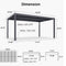 PURPLE LEAF Outdoor Louvered Pergola Patio Sun Shade Shelter with Adjustable Hardtop Patio Pergola Grey