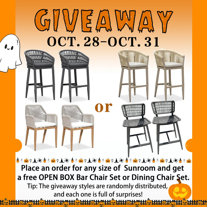 PURPLE LEAF Sunroom Hardtop Gazebo Solarium Wood Grain  Galvanized Steel Double Roof All-Weather Aluminum Outdoor Screen House with String Lights