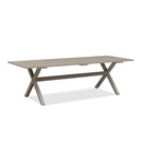 PURPLE LEAF Outdoor Dining Table Sleek Aluminum Frame Modern Outdoor Table for Deck Backyard Dining Gatherings