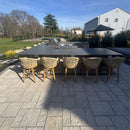 PURPLE LEAF Outdoor Bar Stools Rattan Bar Stools Counter Stools with Back and Cushions  for Patio, Garden, Kitchen