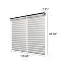 PURPLELEAF Outdoor Louvered Pergola Roller Blinds with Thermal Insulated, UV Protection Waterproof Fabric, Privacy Protection for Pergola, Easy to Install