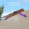 PURPLE LEAF Rectangular Large Outdoor Cantilever Umbrella With Base for Garden, Pool