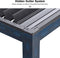 PURPLE LEAF Louvered Pergola 9' x 14' Outdoor Aluminum Pergola with Adjustable Roof for Deck Backyard Garden Grey Hardtop Gazebo
