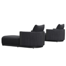 PURPLE LEAF Outdoor Chaise Lounge with 11'' Plush Cushion