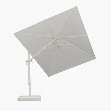 leinenkugels tilting patio umbrella Modern White Outdoor Patio Tilt Umbrella