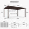 PURPLE LEAF Louvered Pergola Outdoor Adjustable Roof Modern Patio Aluminum Pergola for Deck Backyard Garden Hardtop Gazebo Bronze