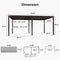 PURPLE LEAF Louvered Pergola Outdoor Adjustable Roof Modern Patio Aluminum Pergola for Deck Backyard Garden Hardtop Gazebo Bronze