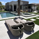 PURPLE LEAF Outdoor Chaise Lounge Chairs with Cushion Aluminum Poolside Sun Chair Adjustable Sunbathing Tanning Reclining