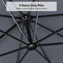 Clearance - PURPLE LEAF OPEN BOX Outdoor Umbrella Tiltable Patio Umbrella