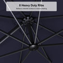 Clearance - PURPLE LEAF OPEN BOX Outdoor Umbrella Tiltable Patio Umbrella