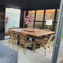 PURPLE LEAF Sunroom Hardtop Gazebo Solarium Grey Galvanized Steel Double Roof  All-Weather Aluminum Outdoor Screen House