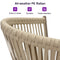 PURPLE LEAF 7/9/11 Pieces Outdoor Dining Set with Aluminium Table and Rattan Chairs, Champagne