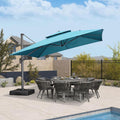 Clearance - PURPLE LEAF OPEN BOX Square Outdoor Cantilever Umbrella