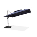 PURPLE LEAF Double Top 10 / 11 / 12 / 9 x 12 ft Square and Rectangle Outdoor Cantilever Umbrella