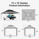 PURPLE LEAF White Metal Carport with Galvanized Steel Roof Aluminum Frame All-Weather Car Shelter