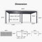 PURPLE LEAF Outdoor Louvered Pergola Patio Sun Shade Shelter with Adjustable Hardtop Patio Pergola Grey