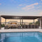 PURPLE LEAF Louvered Pergola Outdoor Adjustable Roof Modern Patio Aluminum Pergola for Deck Backyard Garden Hardtop Gazebo