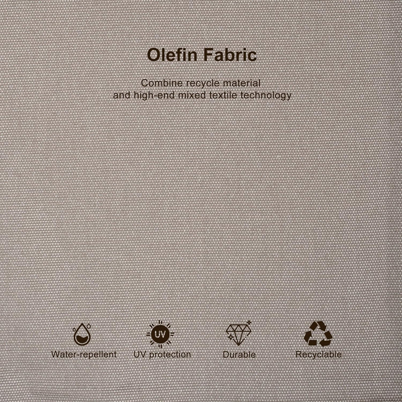 PURPLE LEAF Double Top 10 / 11 / 12 ft Square Cantilever Olefin Fabric Patio Umbrella