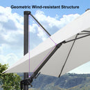 Clearance - PURPLE LEAF OPEN BOX Outdoor Umbrella Tiltable Patio Umbrella