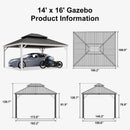 PURPLE LEAF White Metal Carport with Galvanized Steel Roof Aluminum Frame All-Weather Car Shelter