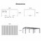 PURPLE LEAF Louvered Pergola Modern Grey Pergola with White Roof for Deck Backyard Garden